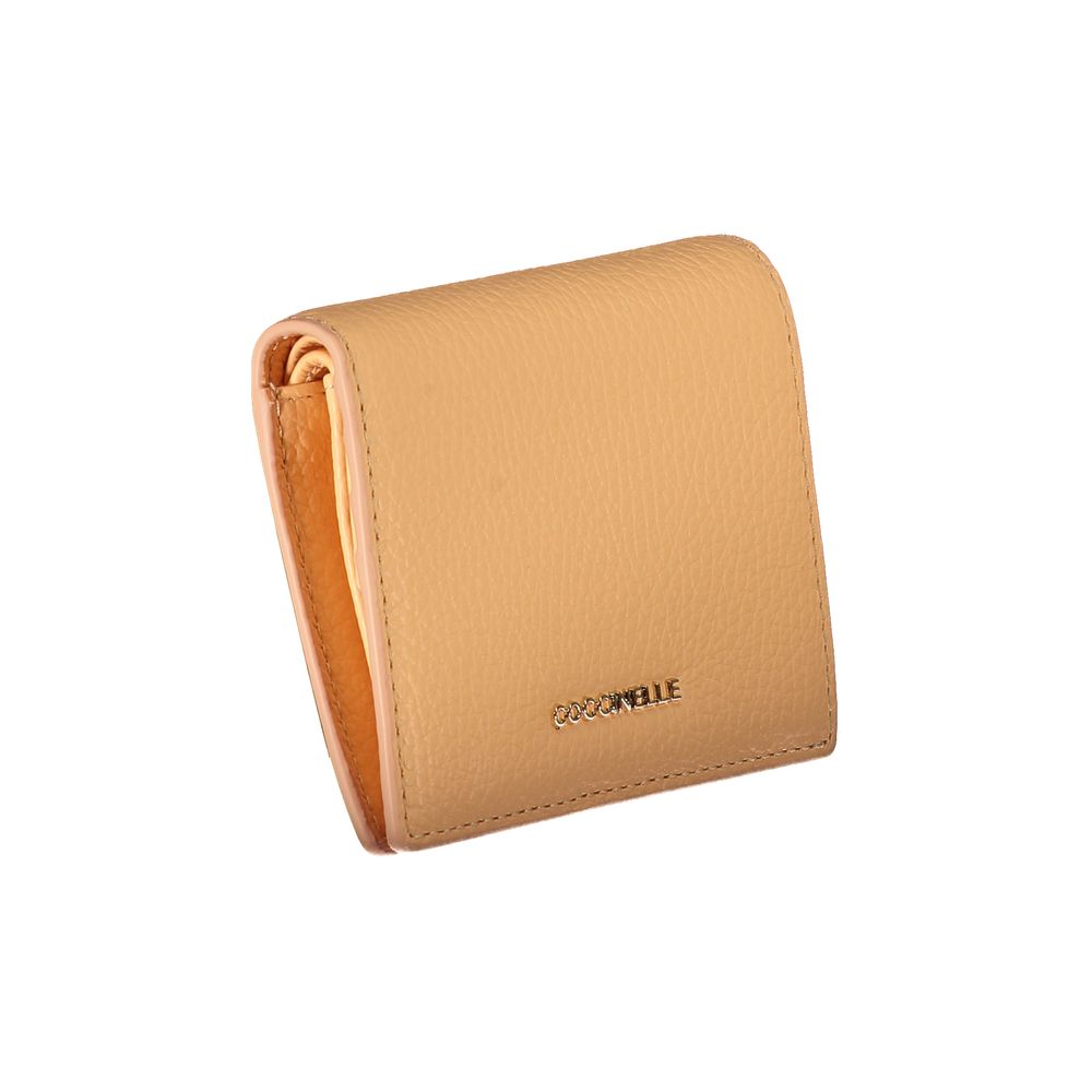 Coccinelle Orange Leder-Geldbörse