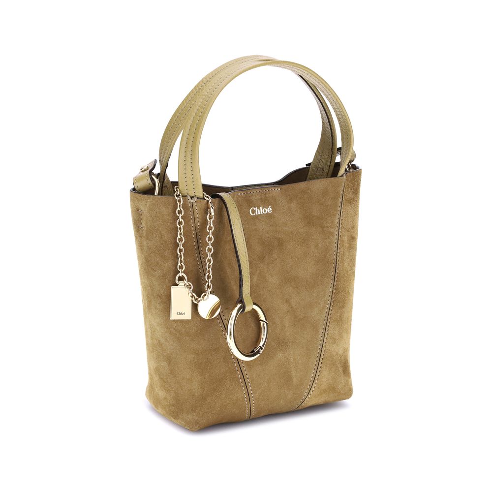 Chloé Wildleder-Spin-Handtasche