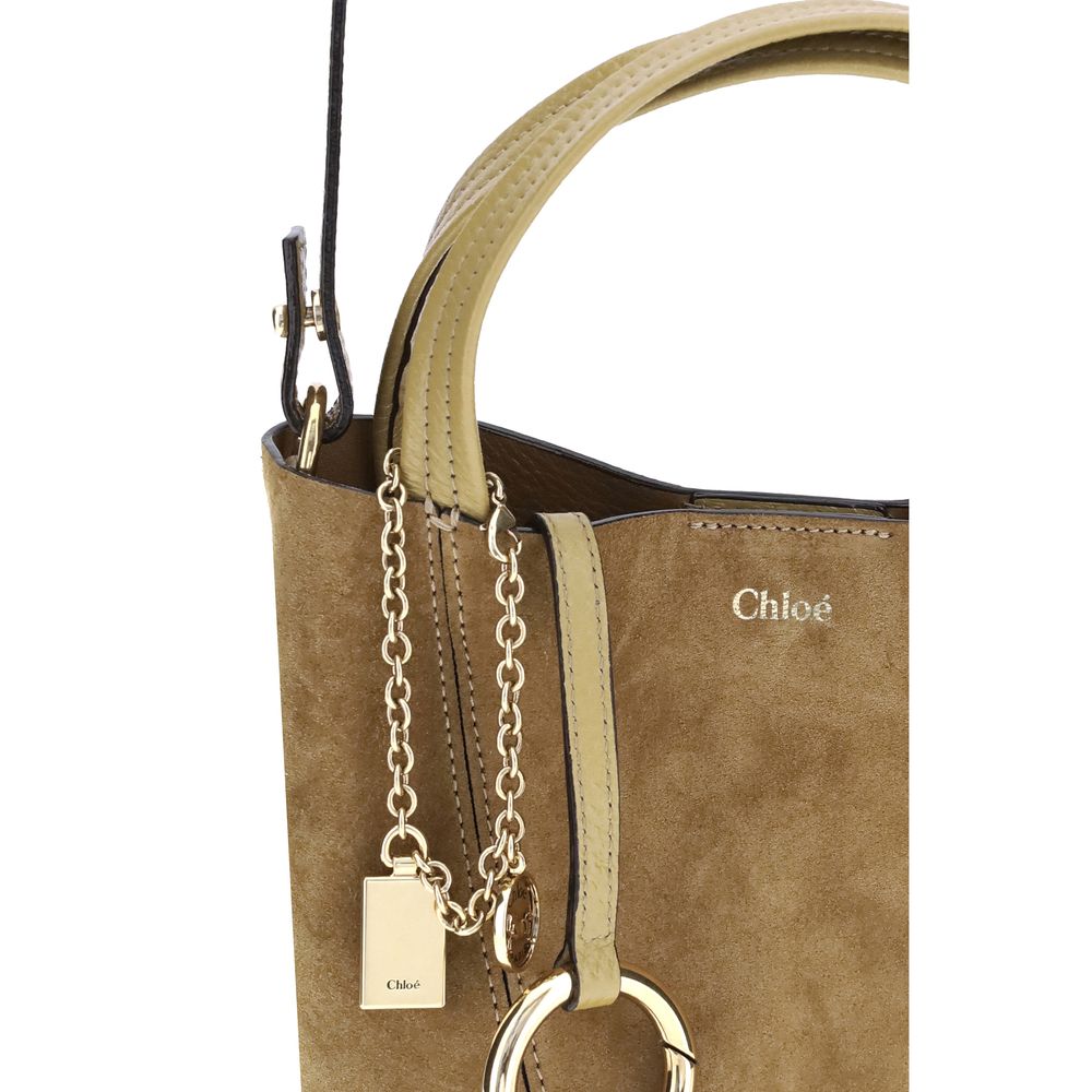Chloé Wildleder-Spin-Handtasche