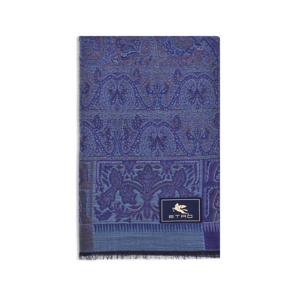 Etro Jacquard-Schal aus Wolle und Seide