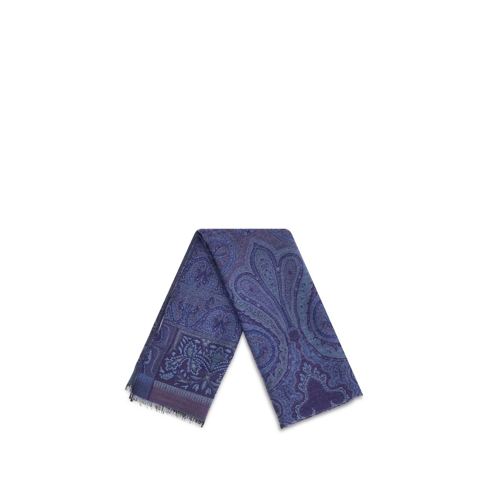 Etro Jacquard-Schal aus Wolle und Seide