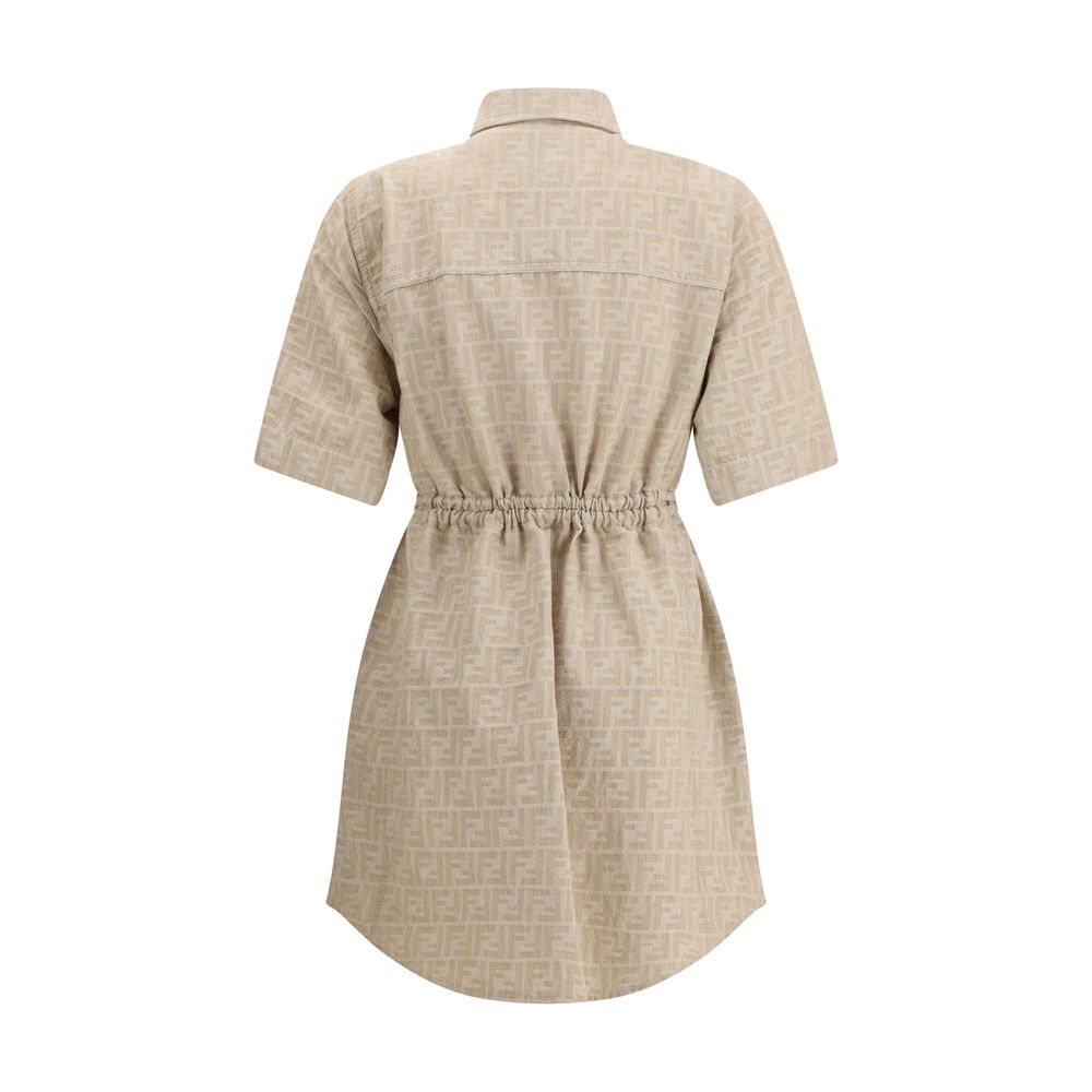 Fendi Chambray-Kleid