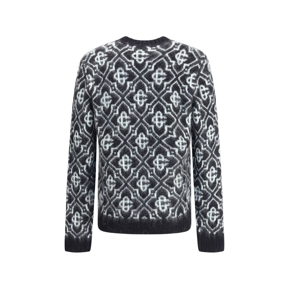 Casablanca Rundhalspullover mit Monogramm