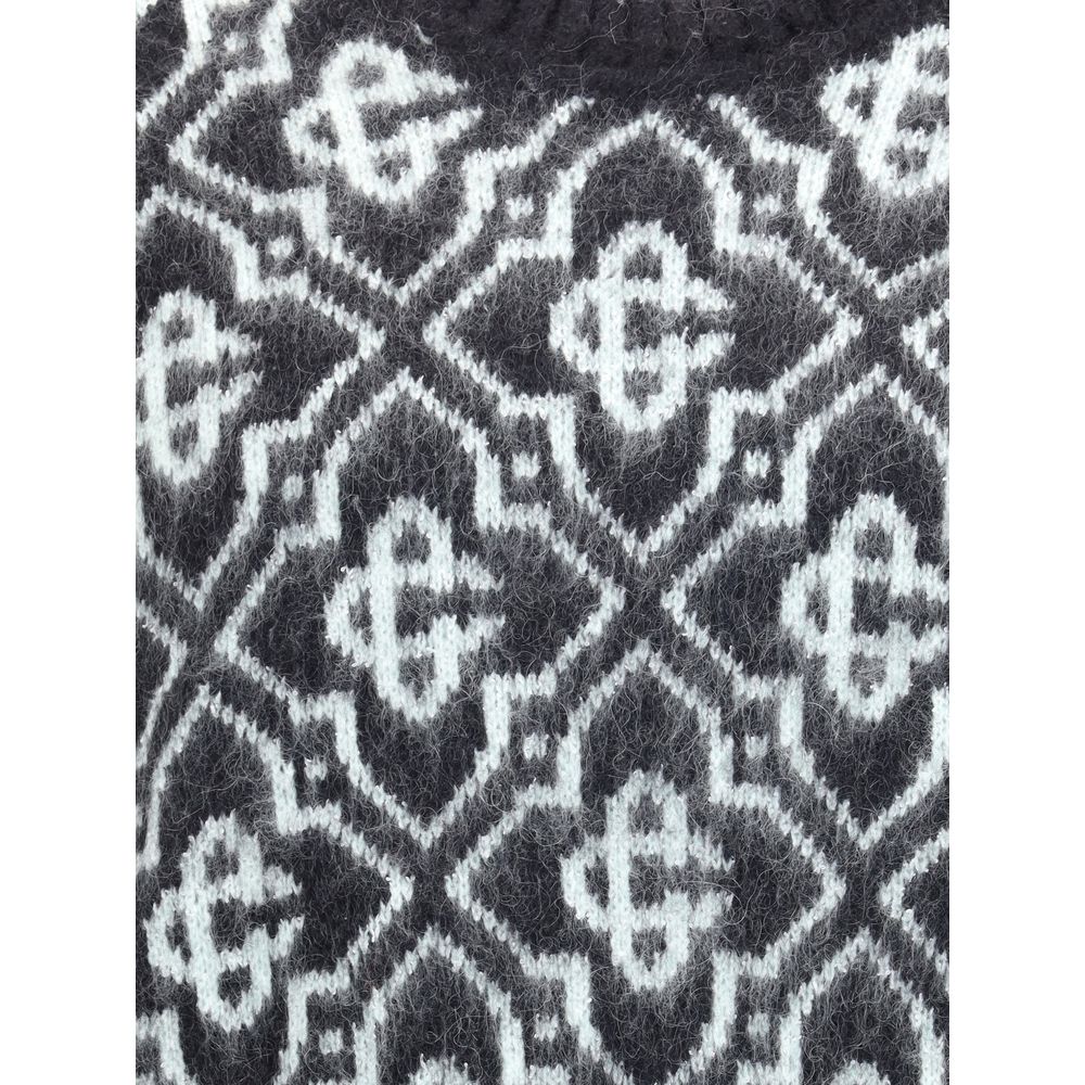 Casablanca Rundhalspullover mit Monogramm