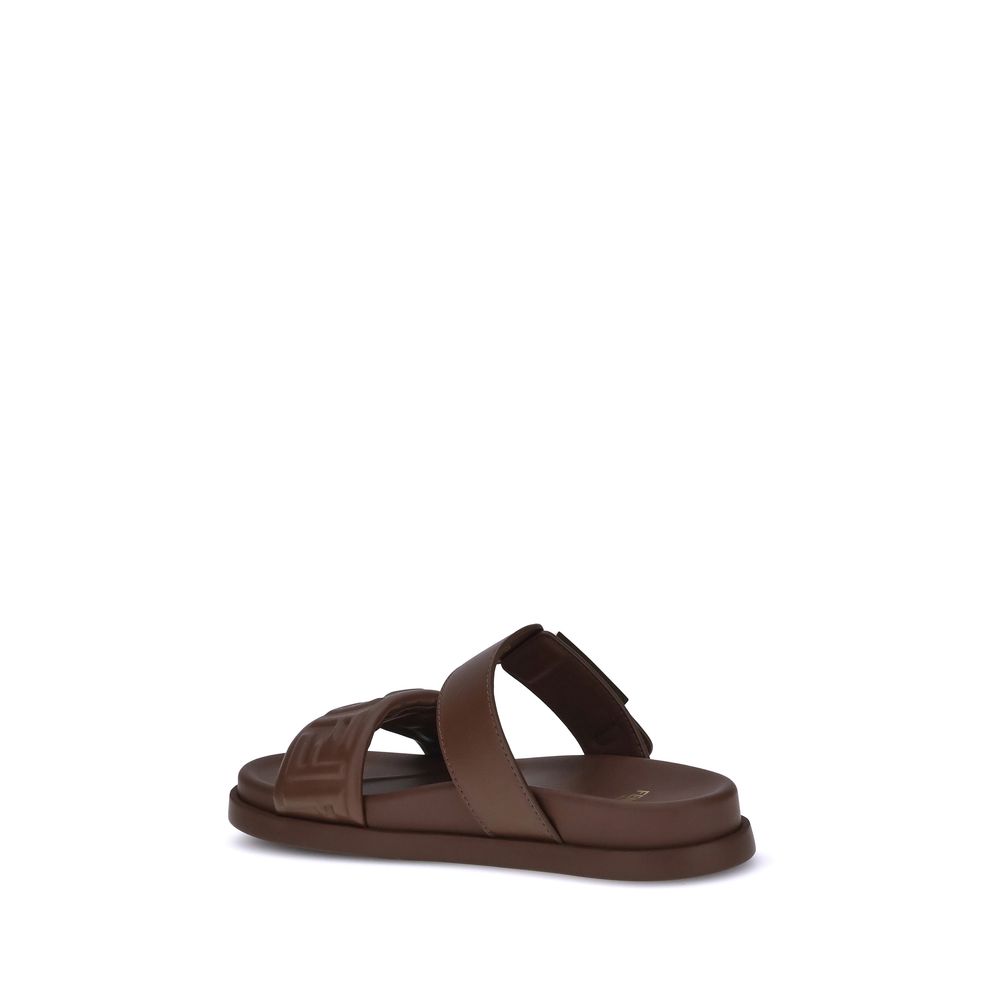Fendi Logo-Sandalen