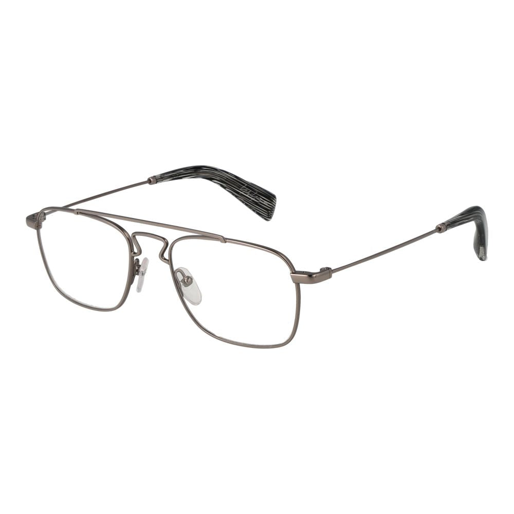Yohji Yamamoto Silberne optische Unisex-Brillen