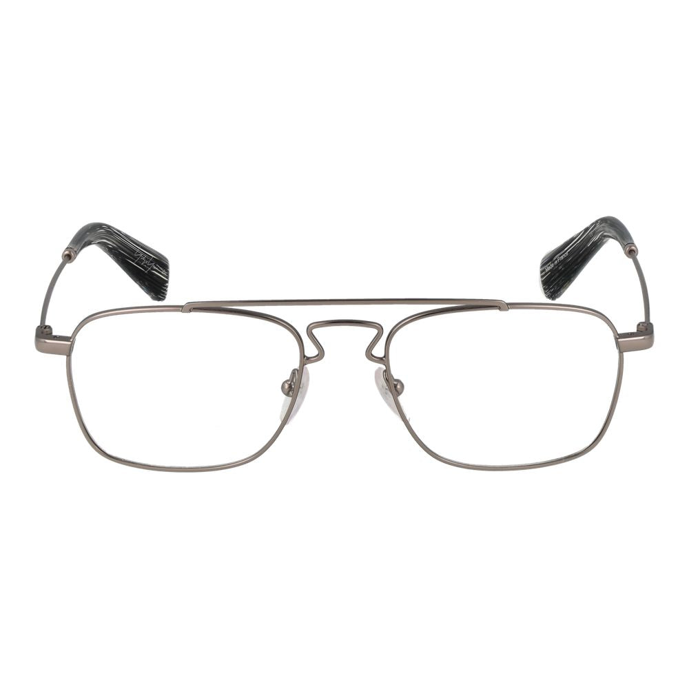 Yohji Yamamoto Silberne optische Unisex-Brillen