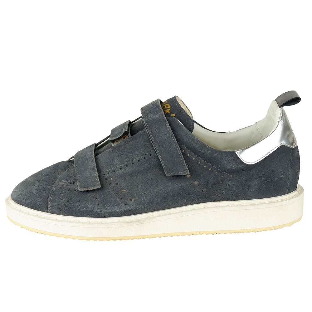 Golden Goose Grauer Sneaker aus Kalbsleder