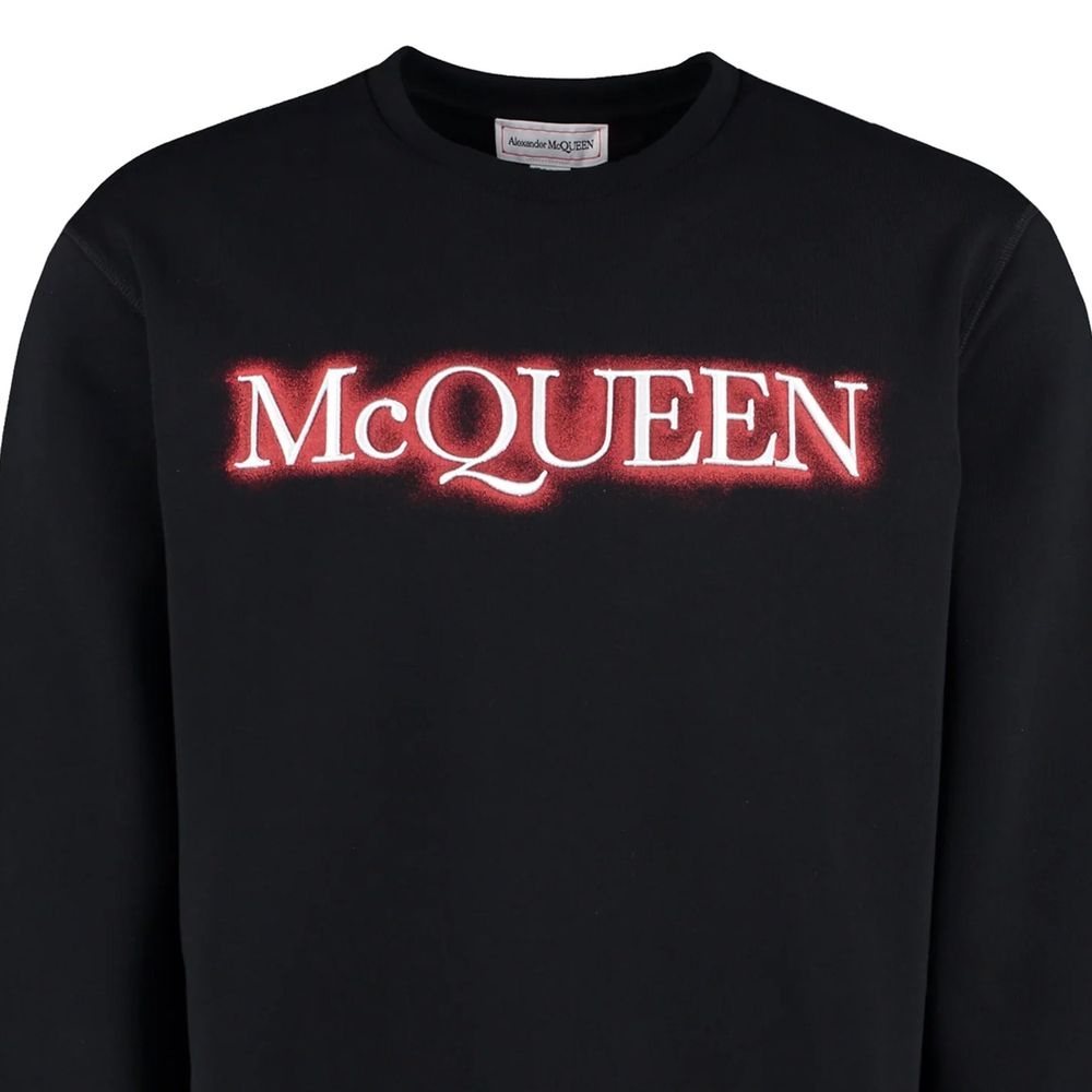Sweat-shirt à logo Alexander McQueen