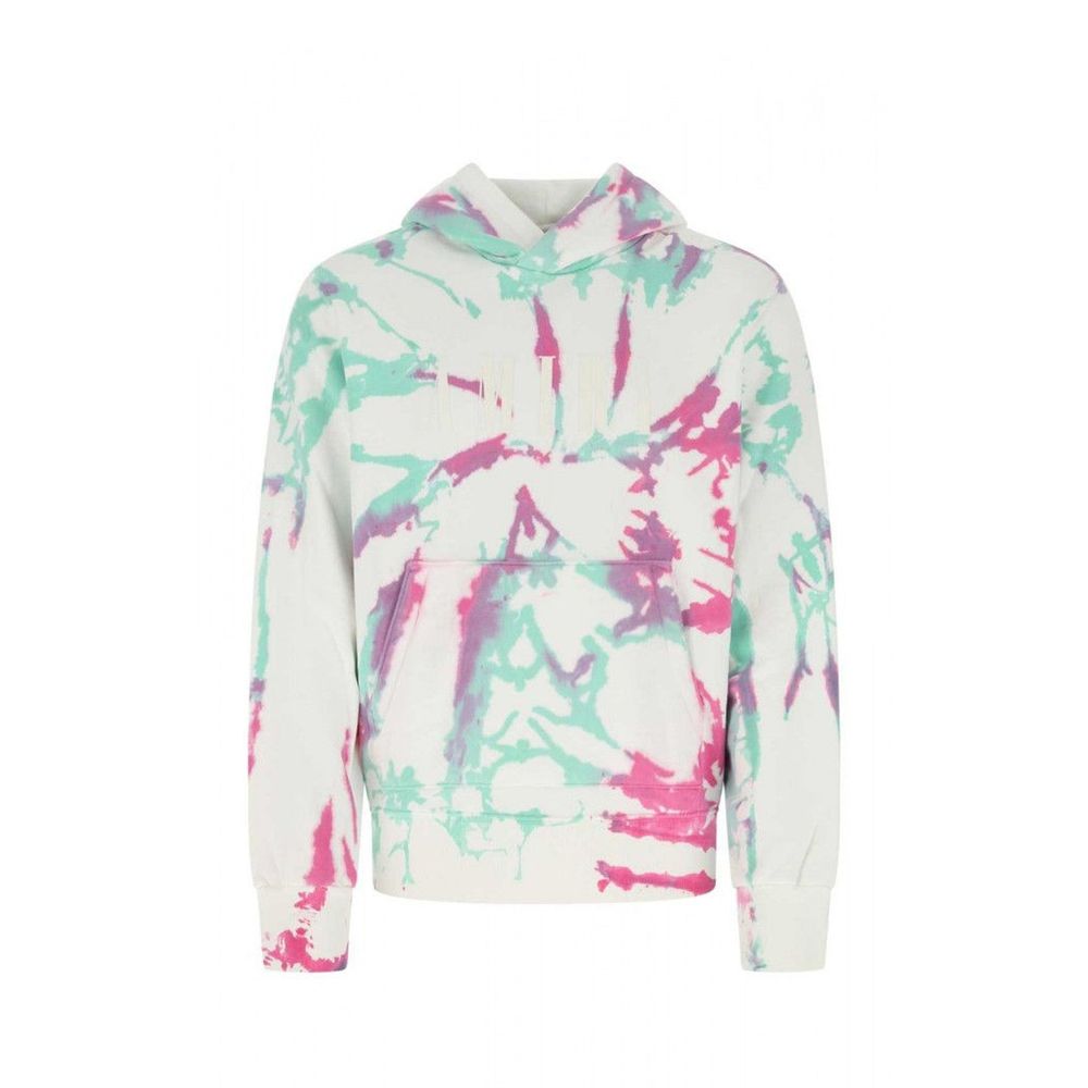 Sweat à capuche tie-dye avec logo Amiri