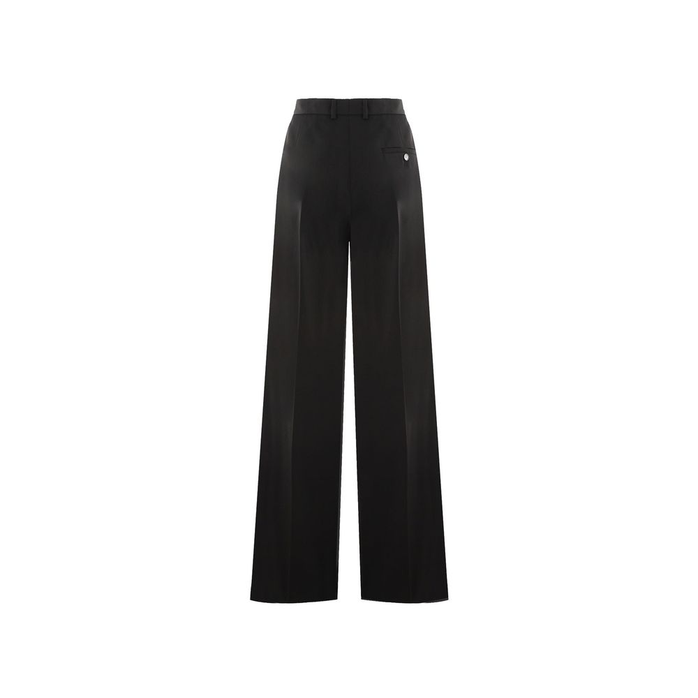 Pantalon évasé en laine Balenciaga