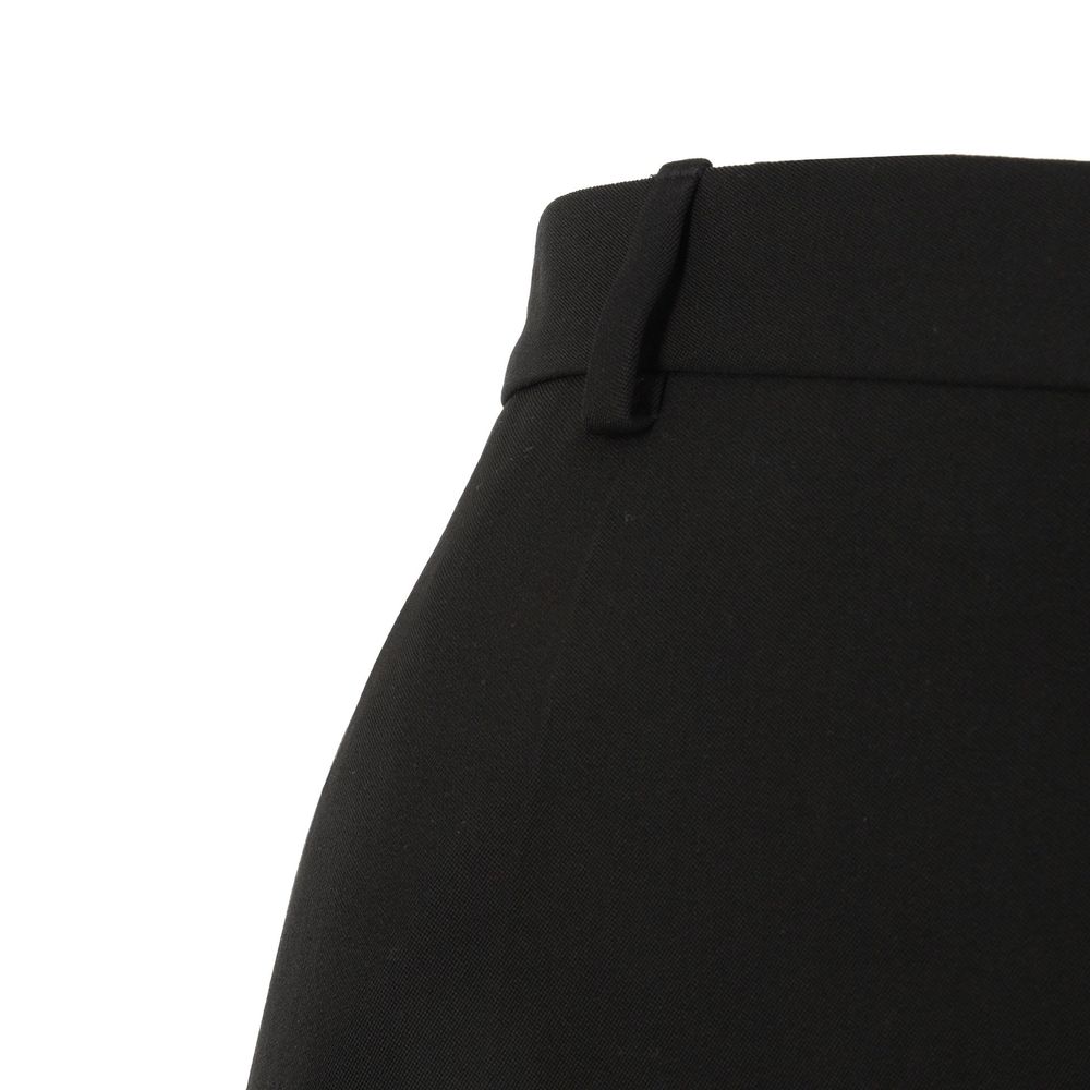 Pantalon évasé en laine Balenciaga