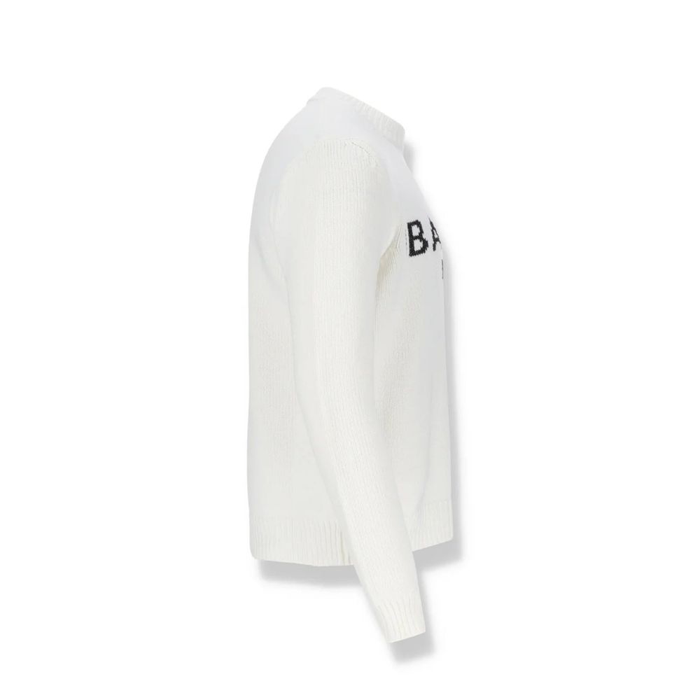 Pull en coton à logo Balmain