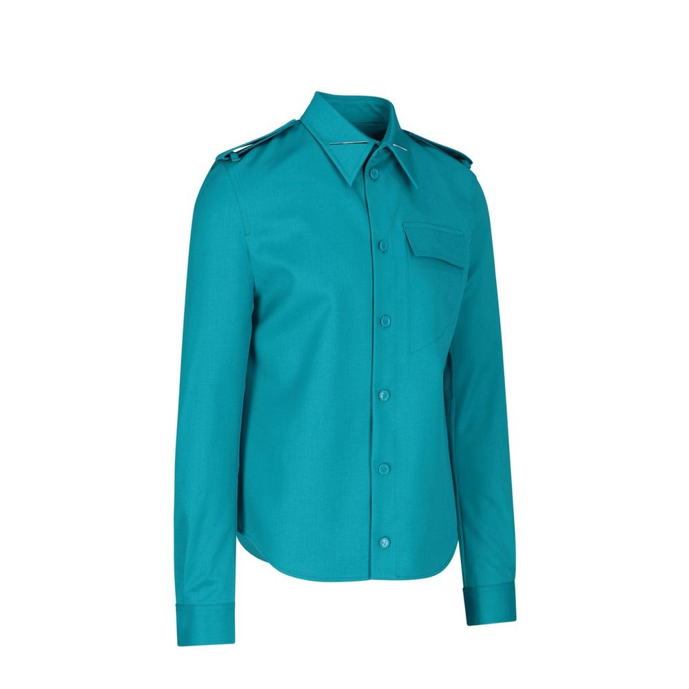 Bottega Veneta Grain De Poudre Wollhemd