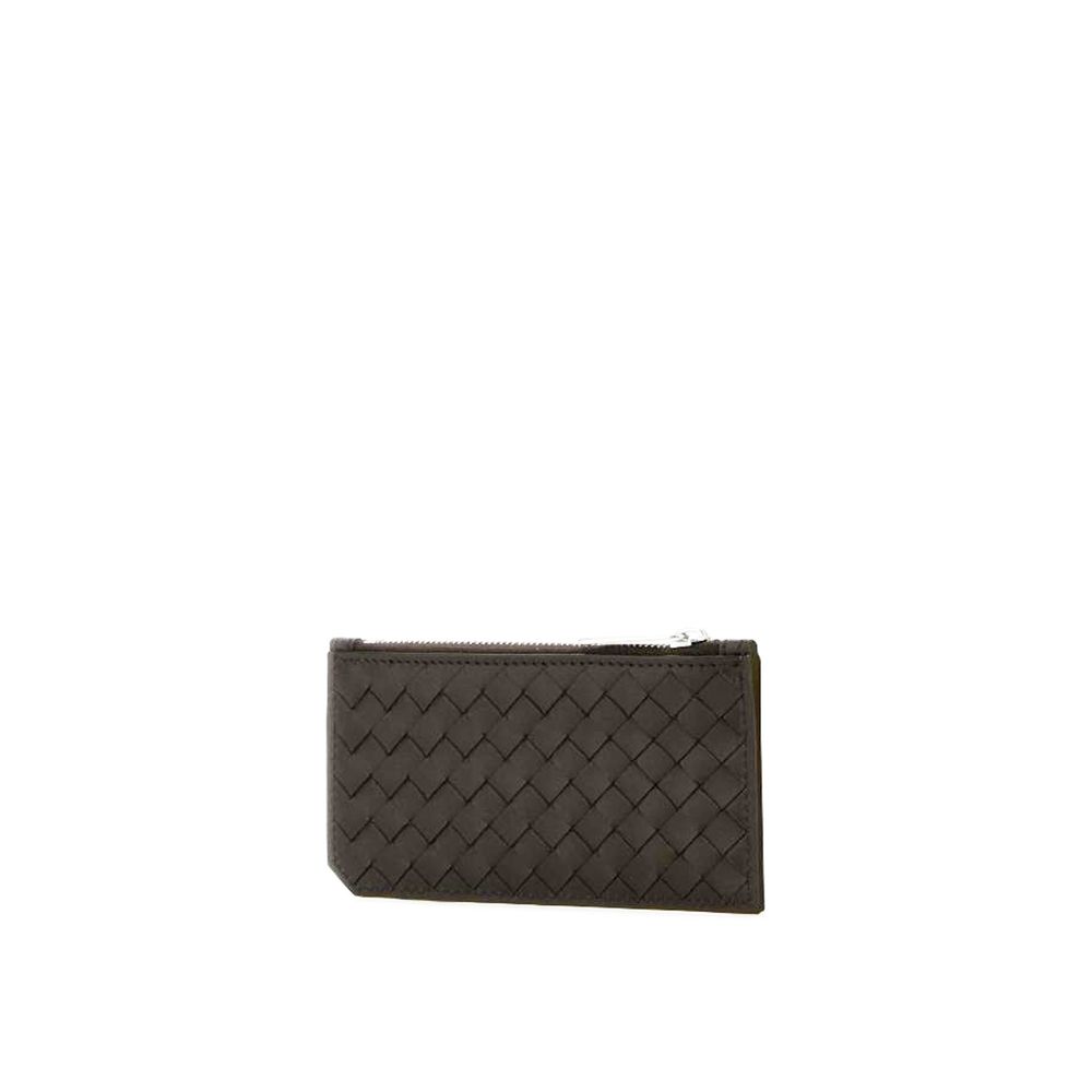 Bottega Veneta Kartenetui aus Intrecciato-Leder