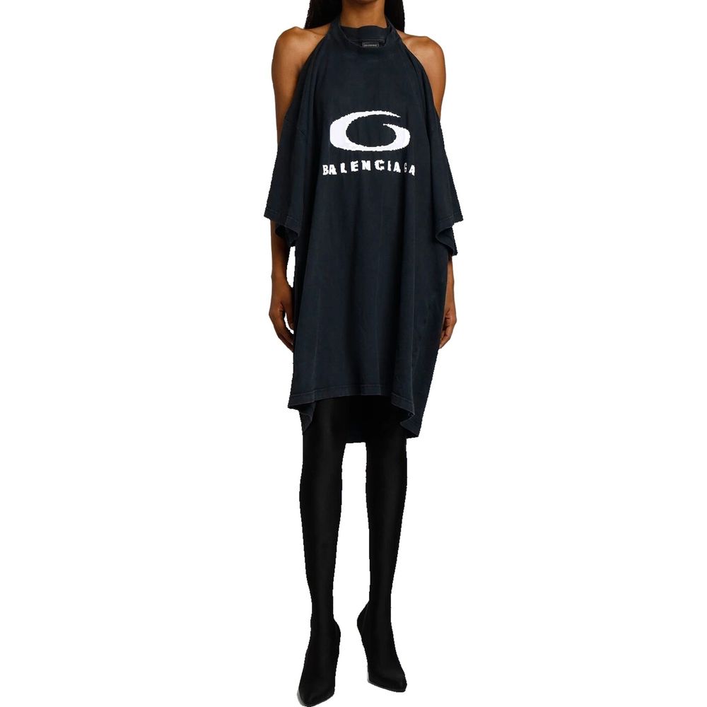 Robe t-shirt à imprimé iconique Balenciaga