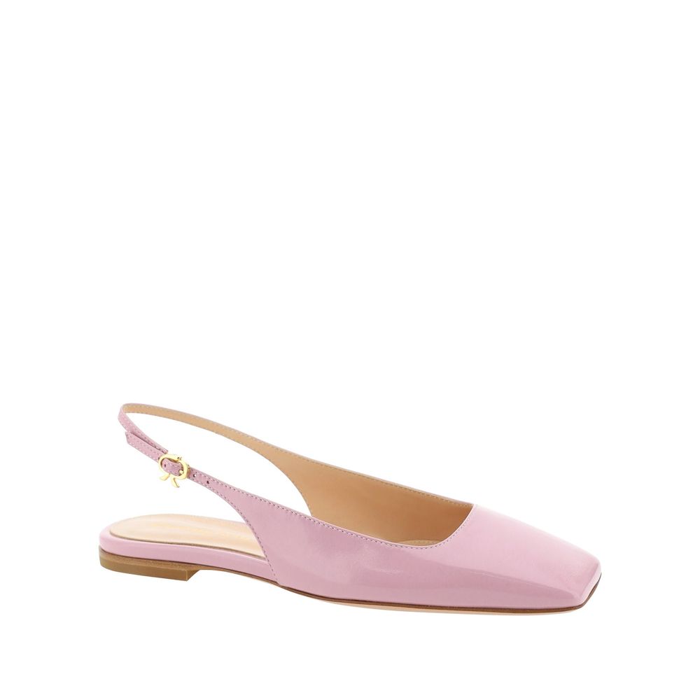 Flache Ledersandalen von Gianvito Rossi