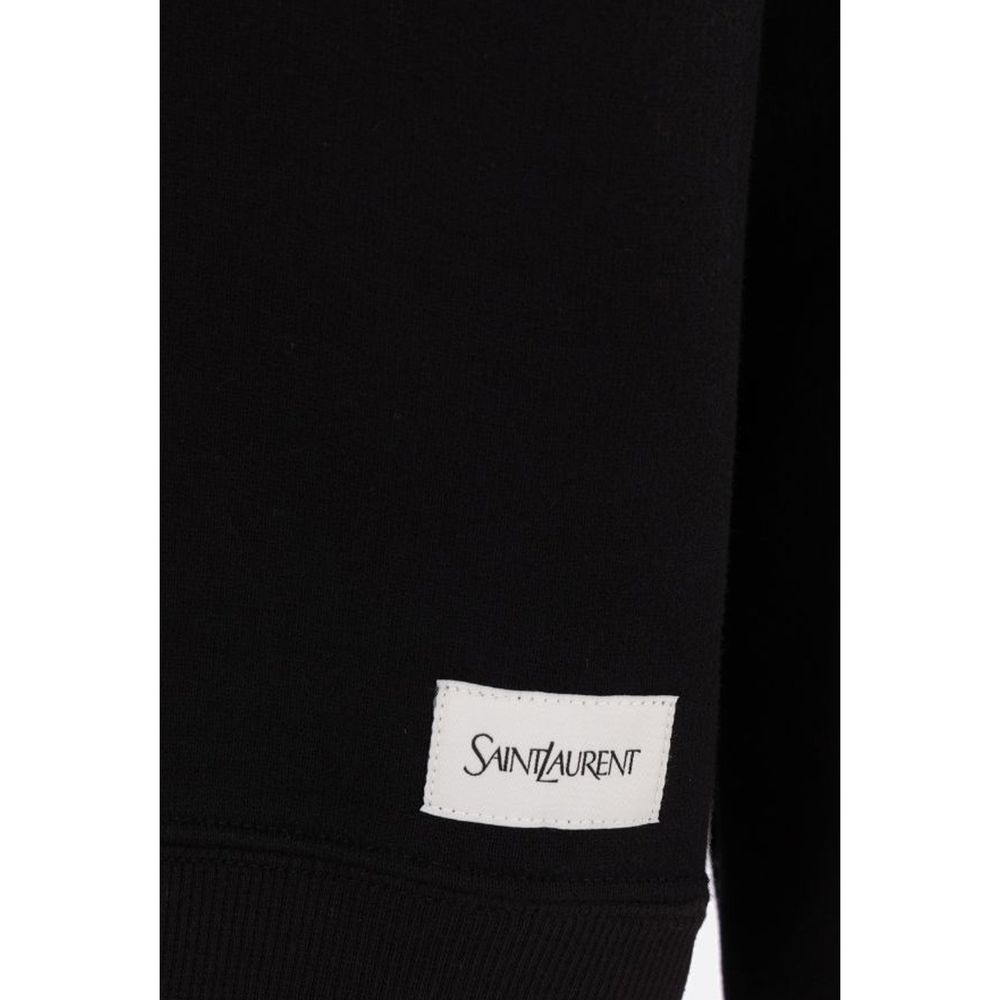 Saint Laurent Baumwoll-Logo-Sweatshirt
