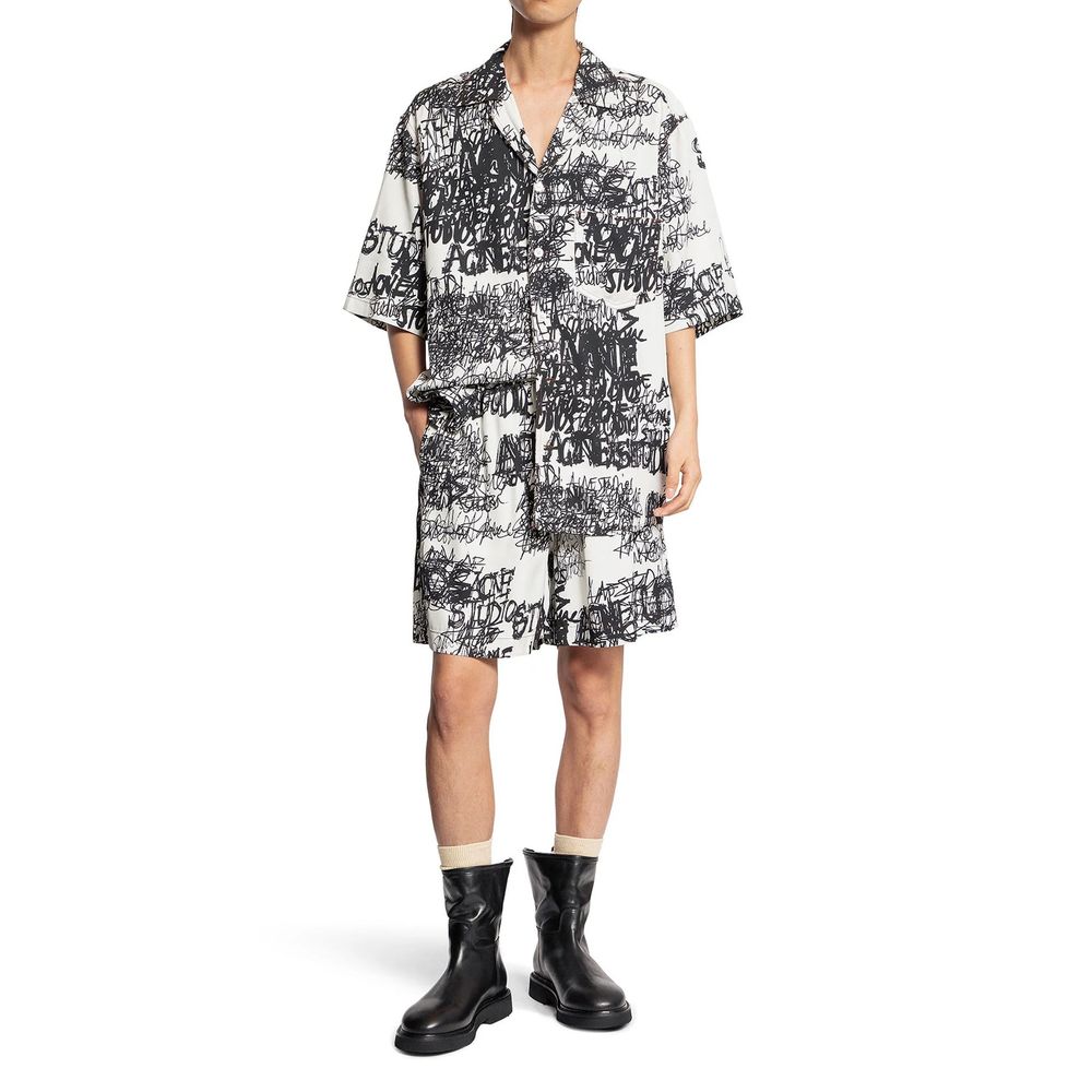 Acne Studios Bedrucktes Hemd mit Knopfleiste