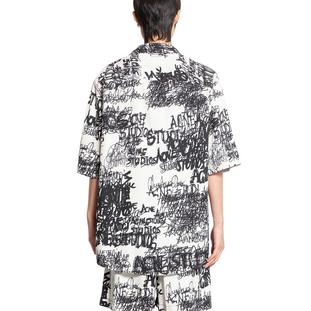 Acne Studios Bedrucktes Hemd mit Knopfleiste