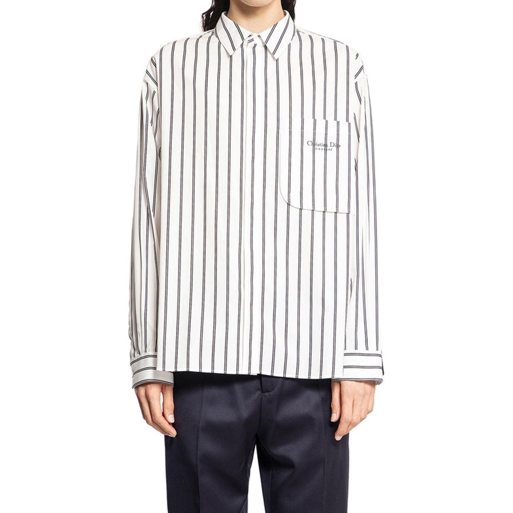 Chemise rayée en coton Dior