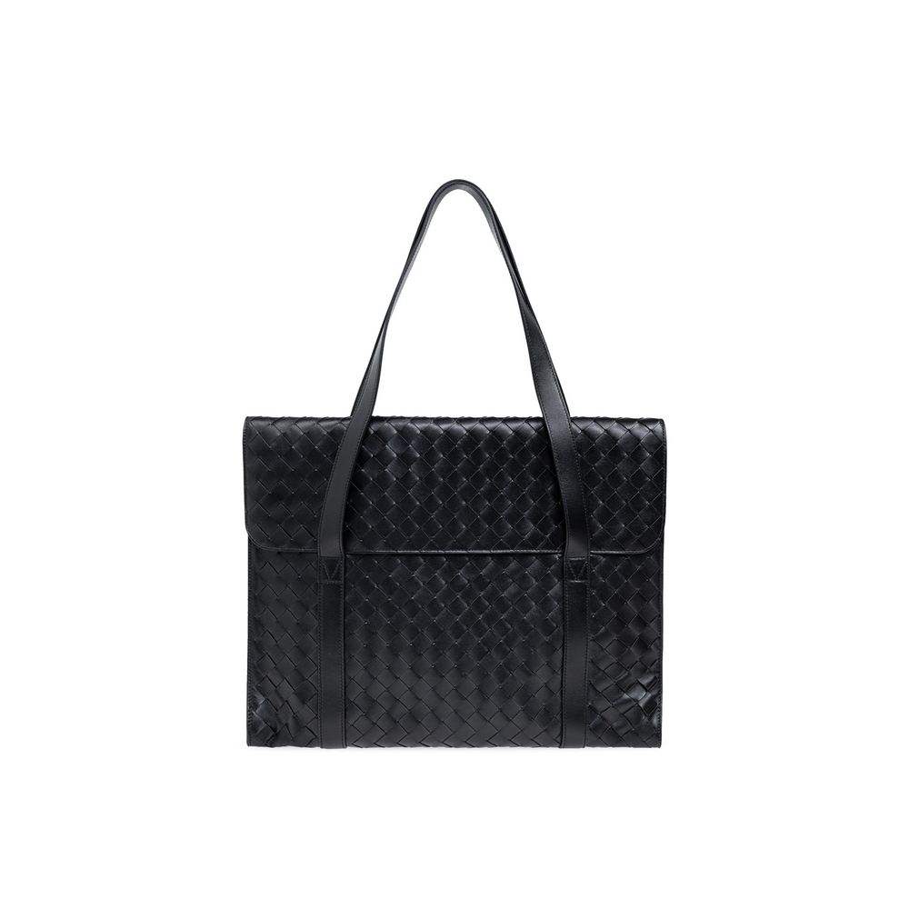 Bottega Veneta Aktentasche aus Intrecciato-Leder