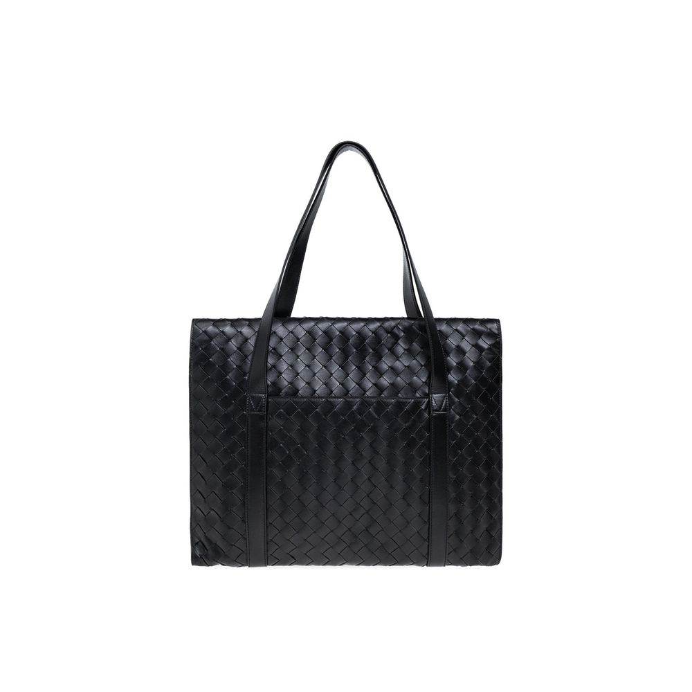 Bottega Veneta Aktentasche aus Intrecciato-Leder