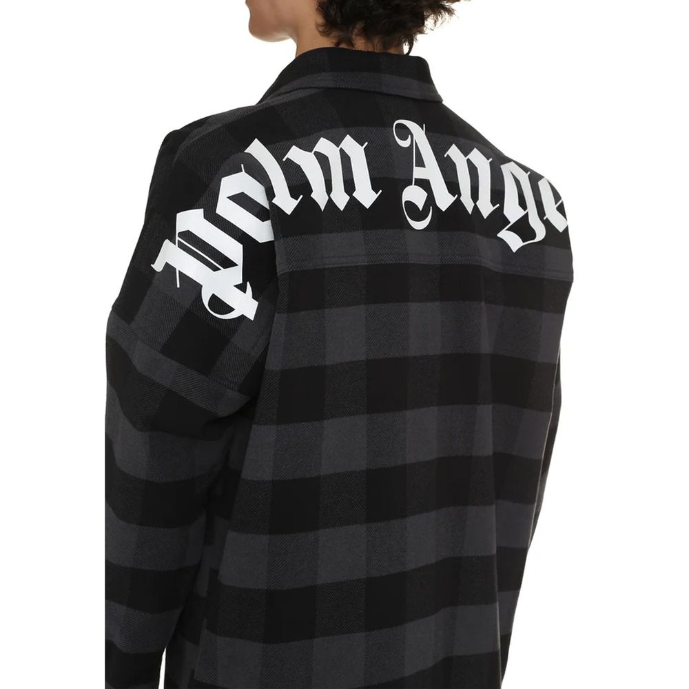 Surchemise en coton avec logo Palm Angels
