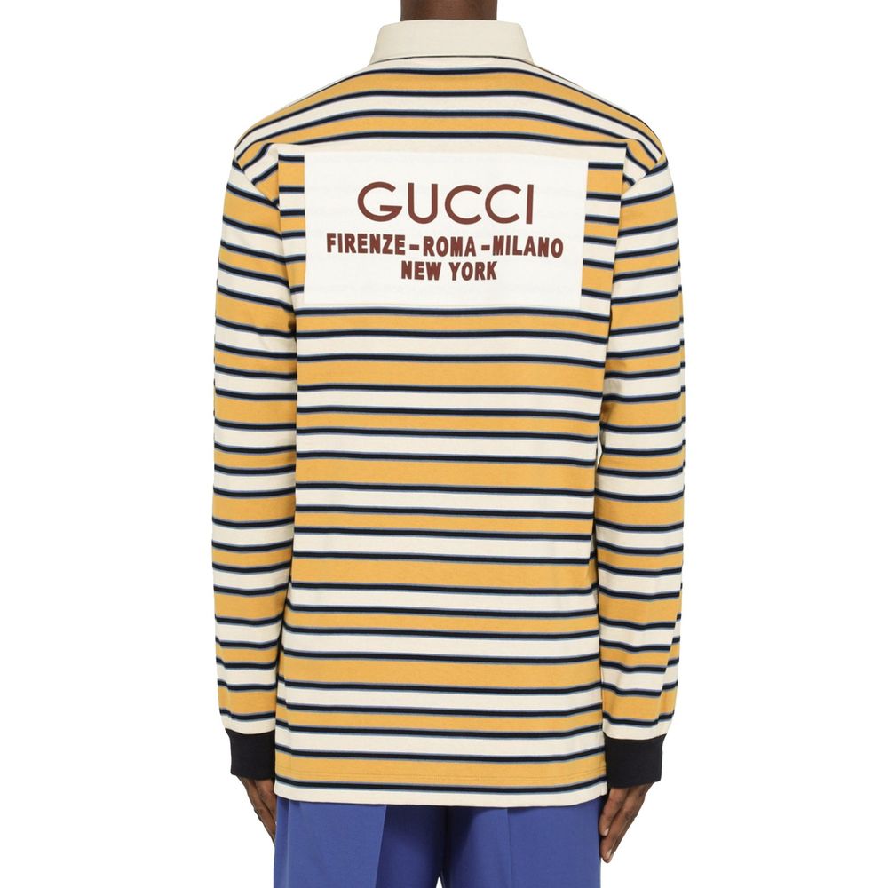Gucci gestreiftes Poloshirt