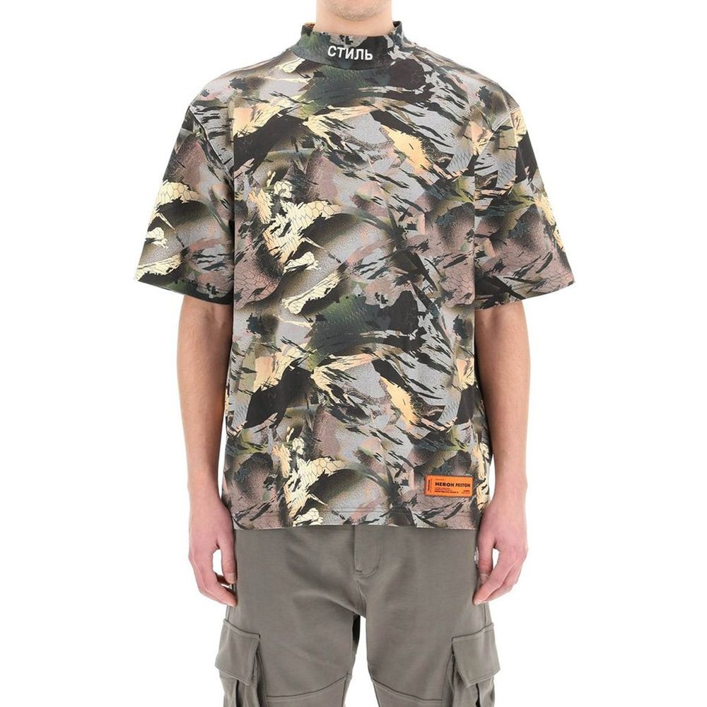Heron Preston – T-Shirt mit Camouflage-Print