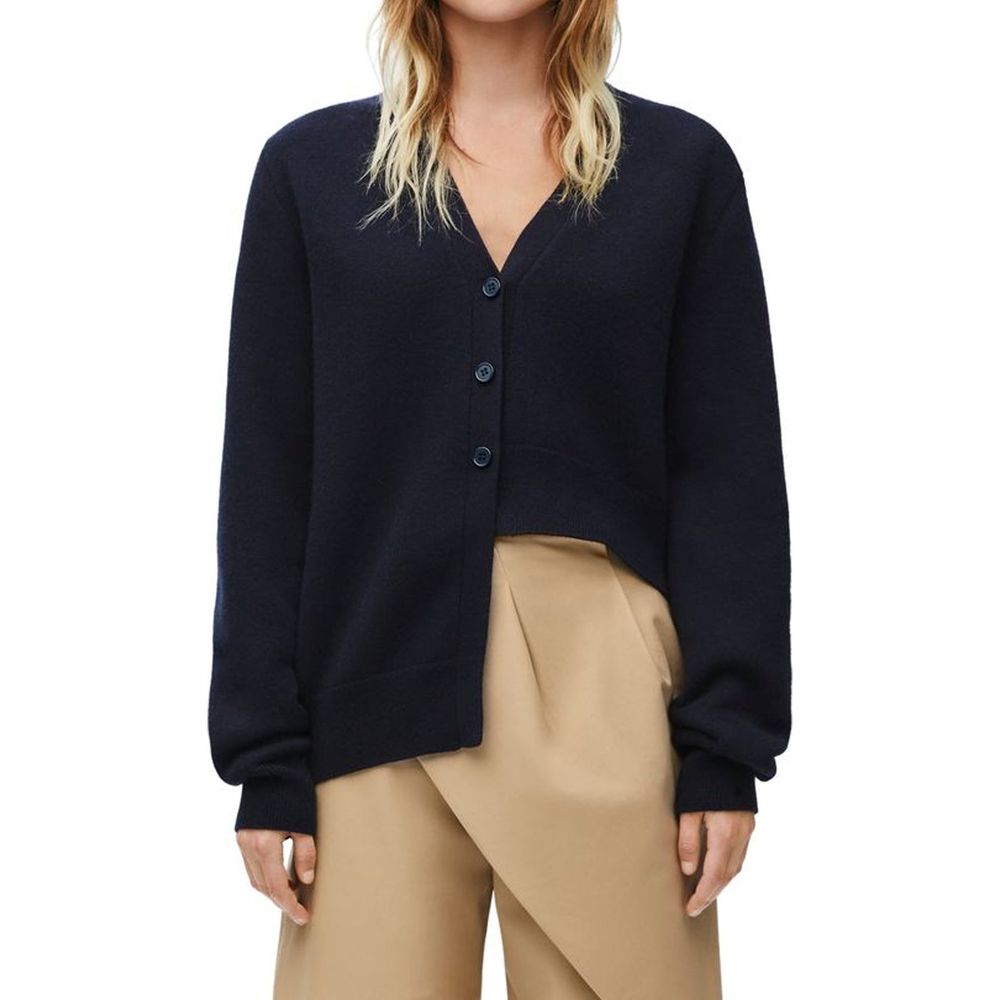 Asymmetrische Kaschmir-Strickjacke von Loewe