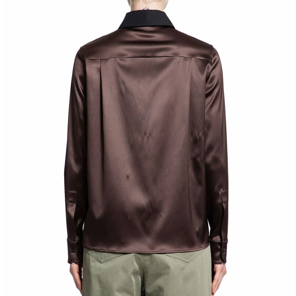 Chemise en soie Loewe