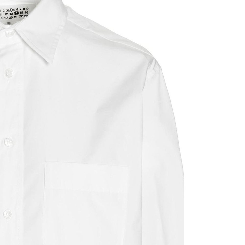 Maison Margiela Chemise longue en popeline Mison Margiela