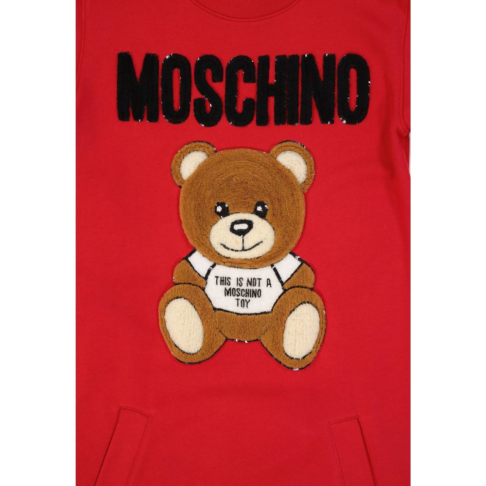 Moschino Couture Teddykleid aus Baumwolle
