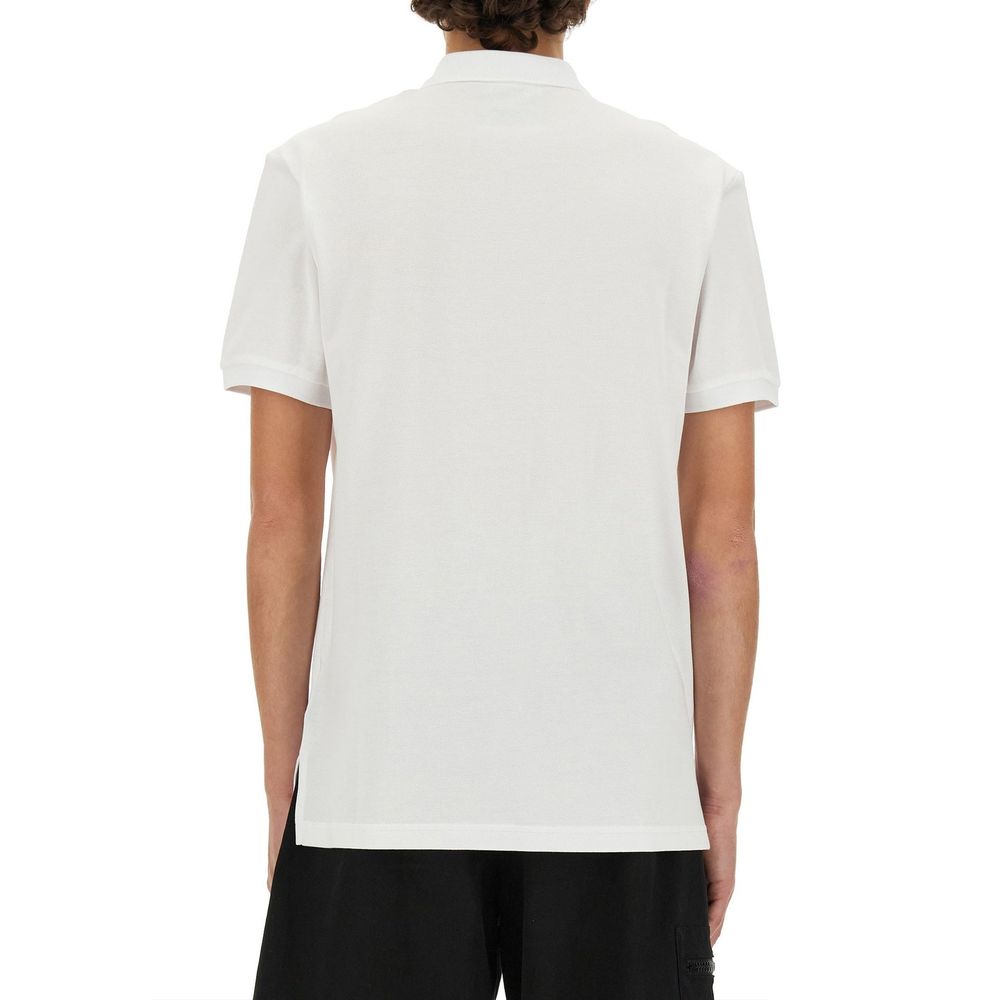 Moschino Couture „In Love We Trust“-Poloshirt aus Baumwolle