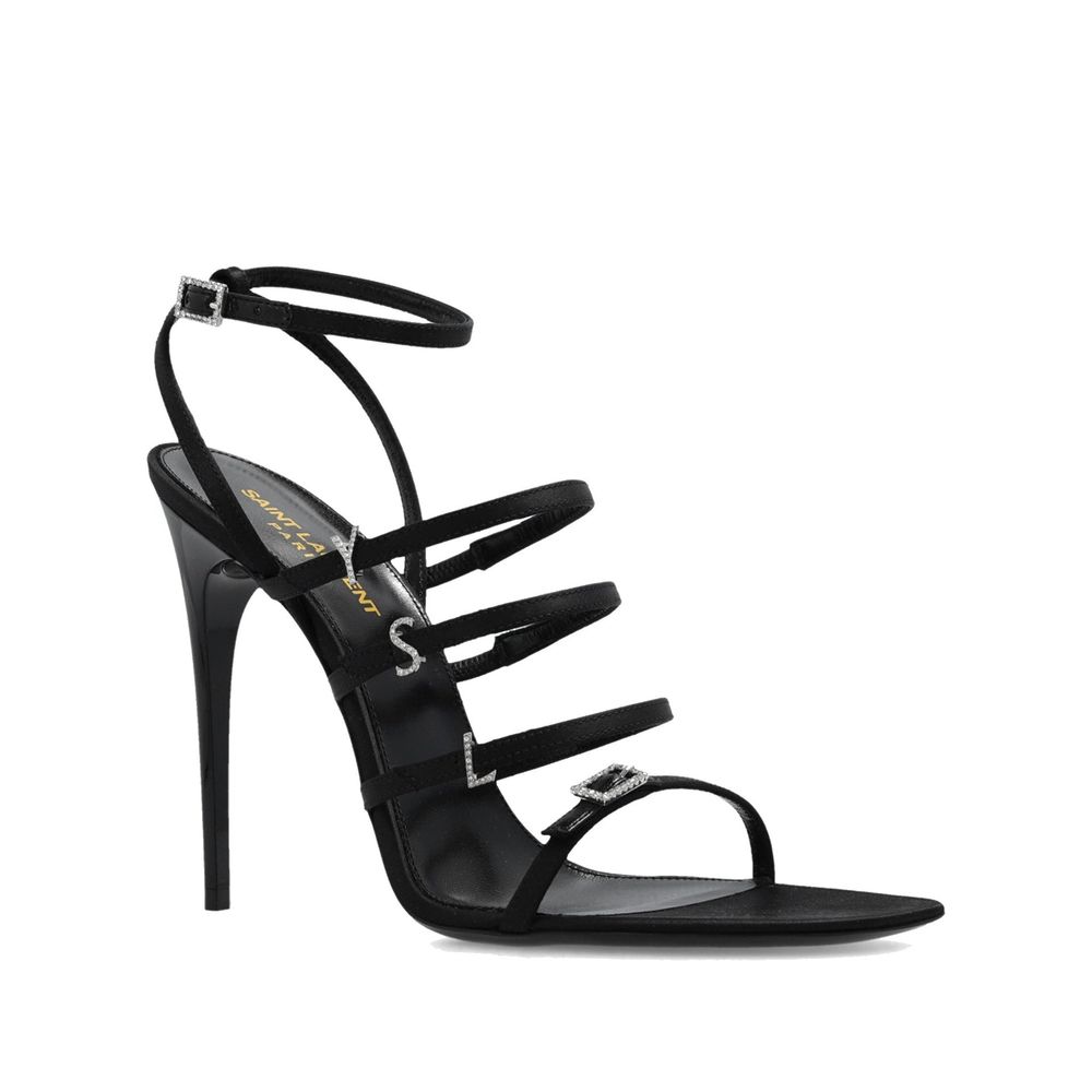 Saint Laurent Jerry Satin-Sandalen