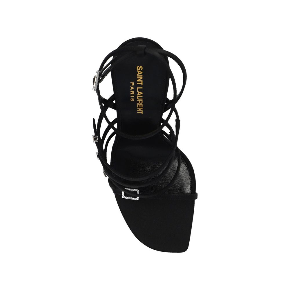 Saint Laurent Jerry Satin-Sandalen