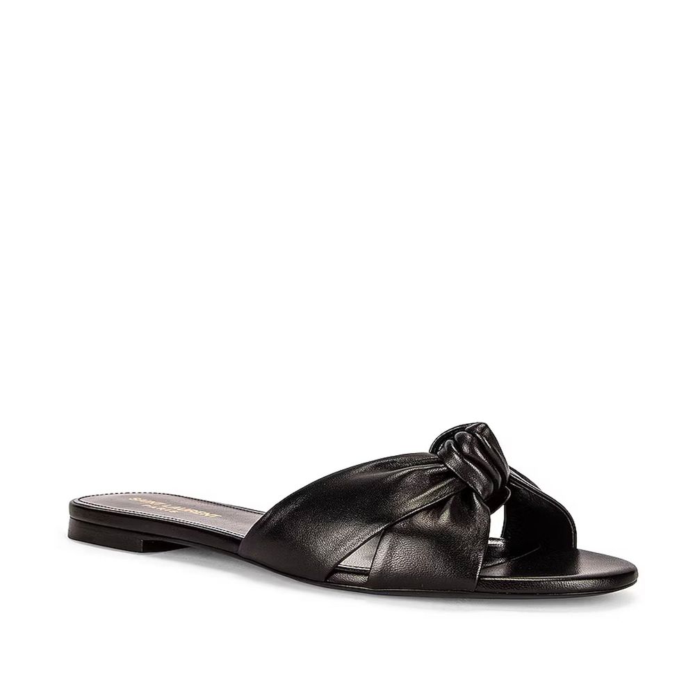Saint Laurent Lederpantoletten