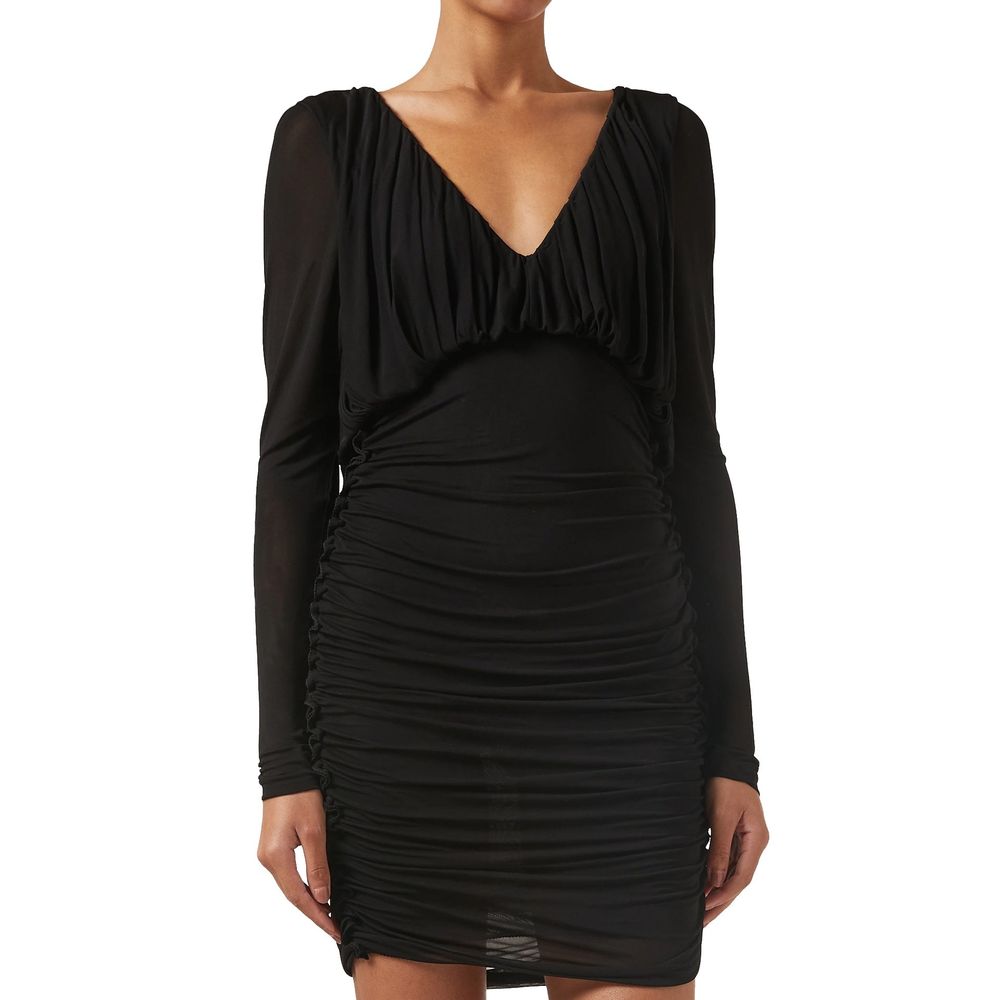 Saint Laurent – Drapiertes Minikleid