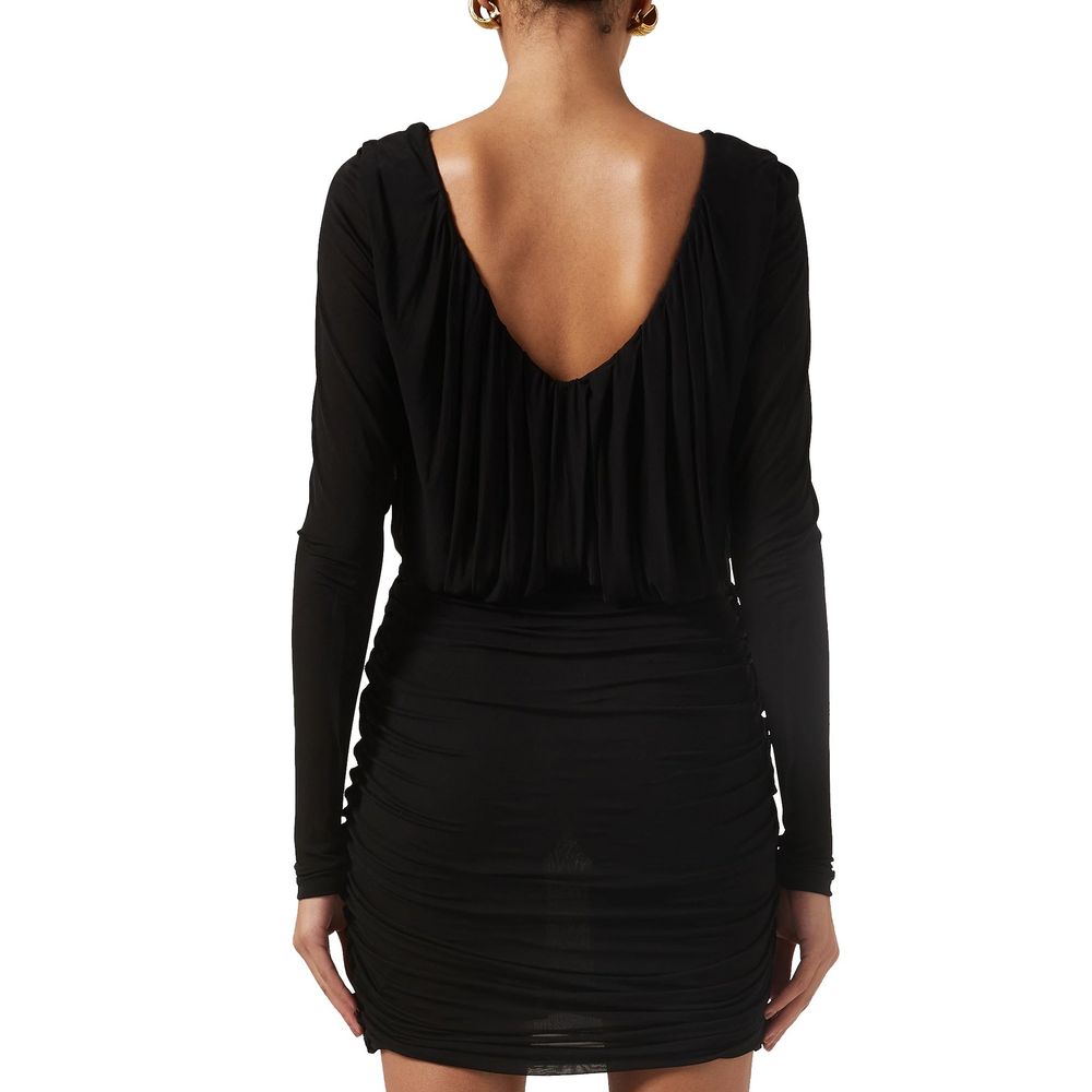 Saint Laurent – Drapiertes Minikleid