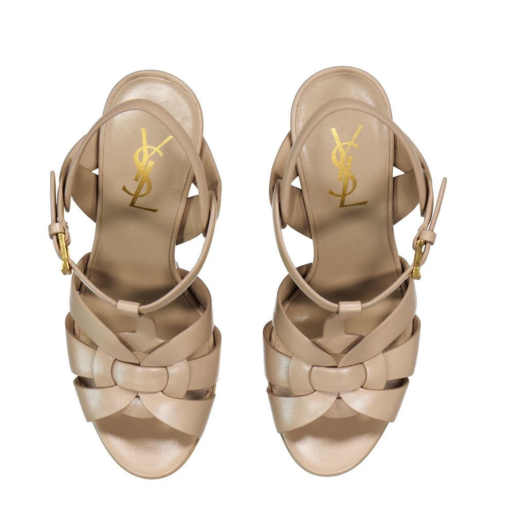 Saint Laurent Tribute Ledersandalen