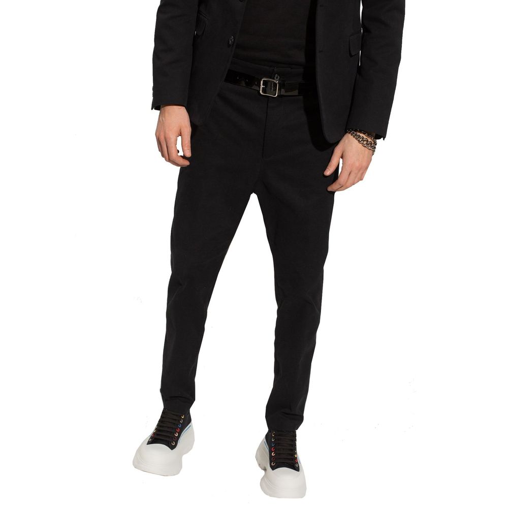 Pantalon à plis sur le devant Alexander McQueen