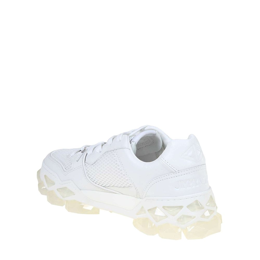 Jimmy Choo Sneakers aus Leder mit Diamanten
