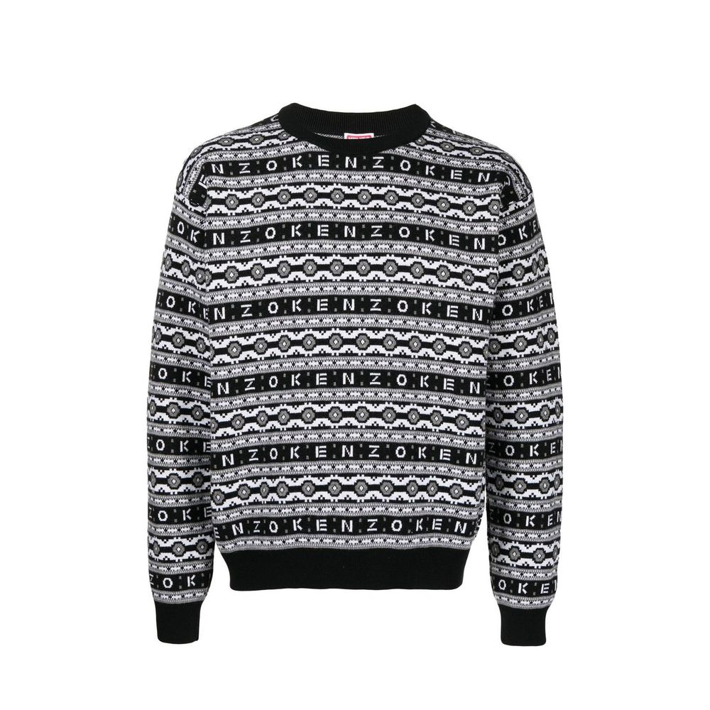 Kenzo gestreifter Wollpullover