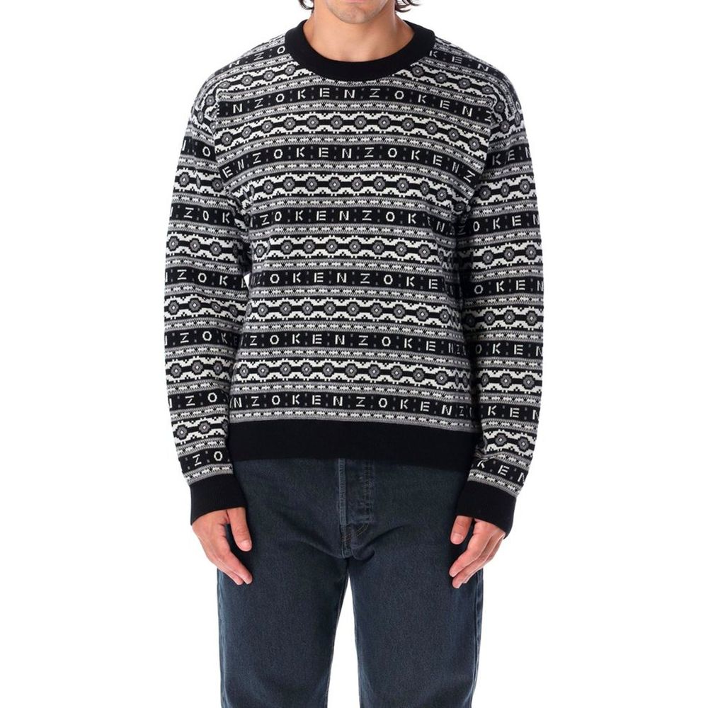 Kenzo gestreifter Wollpullover
