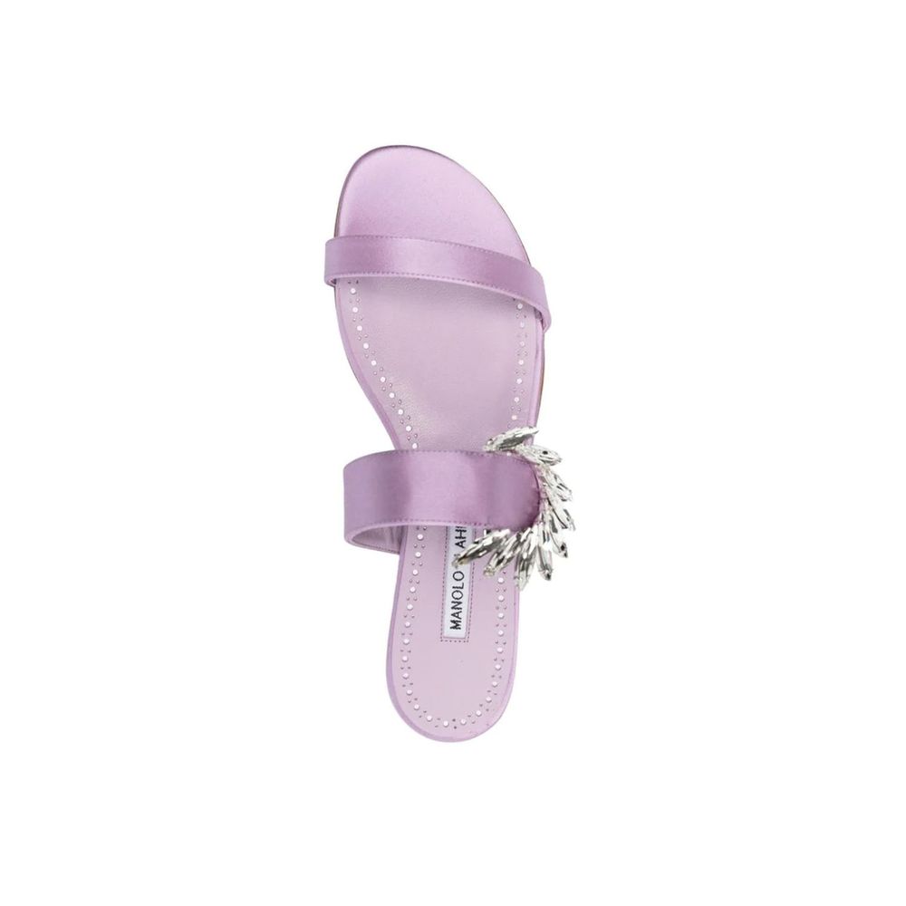 Sandales plates Manolo Blahnik Chivela 010