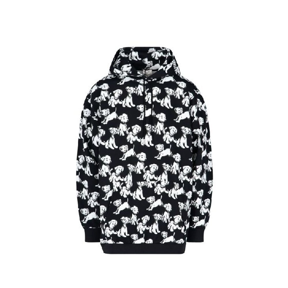 Celine – Sweatshirt mit Hunde-Print und Kapuze