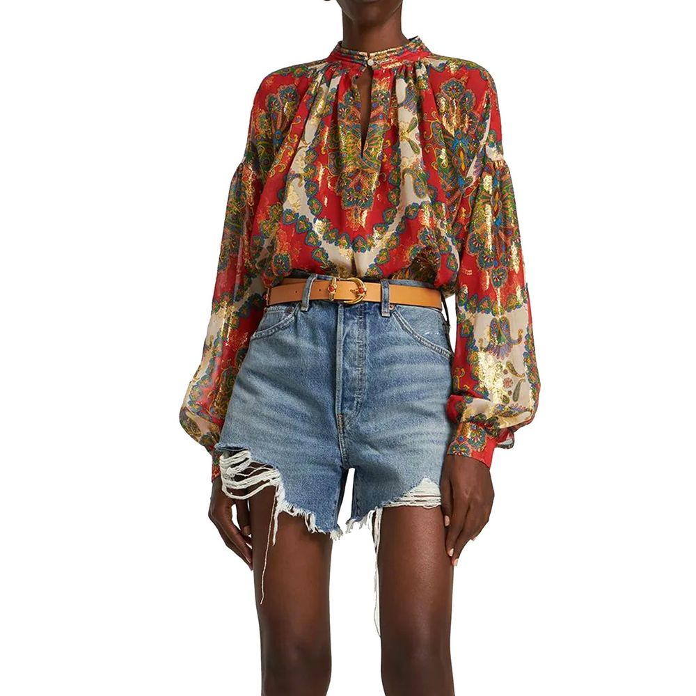 Chemise imprimée en soie Etro
