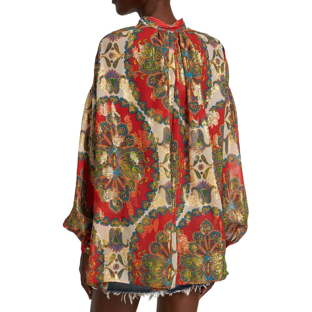 Chemise imprimée en soie Etro