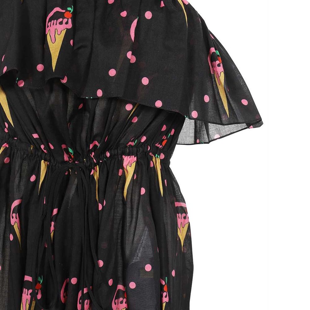 Kleid mit Eiscreme-Print von Gucci